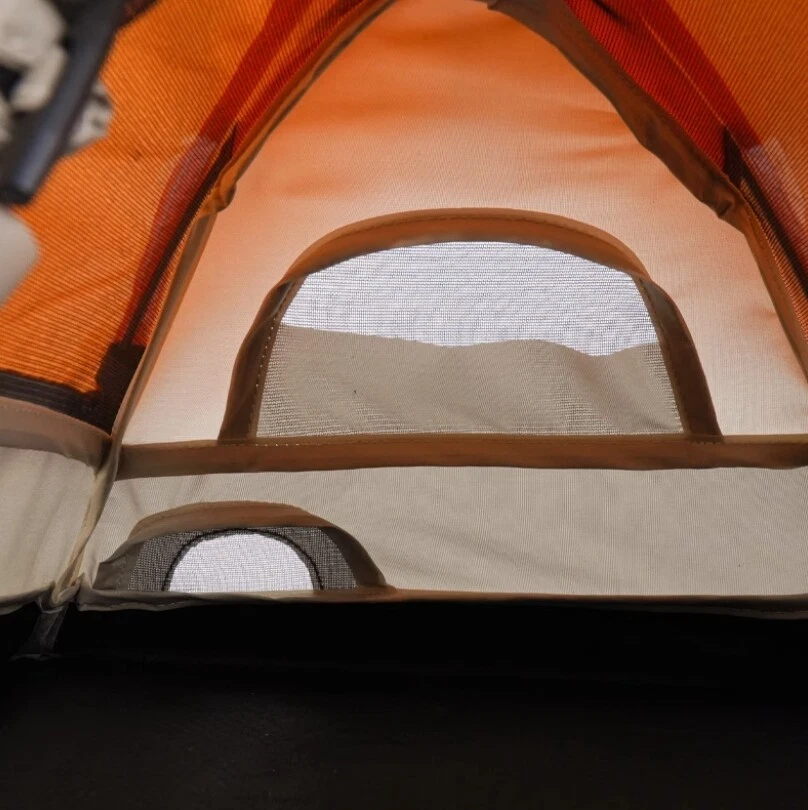 1/6 Scale Orange Tent Miniature Camping Equipment Model For 12" Figure Body Prop - Image 3 of 4