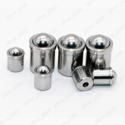 304 Stainless Steel Spring Ball Head Piston Locating Bead Threadless M3-M12