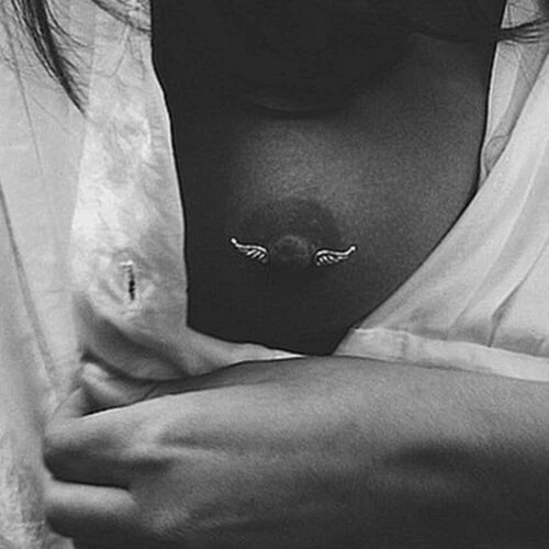 Angel wing on sale nipple ring