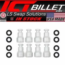 Fuel Injector Spacer Set of 8 LS1 LS6 Intake Manifold to LS Truck Injector Ad...