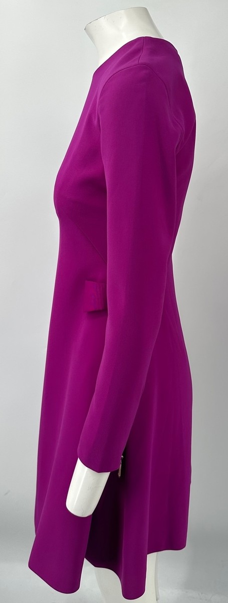 Ted Baker Emorly nwt purple fuchsia fit & flare side bow