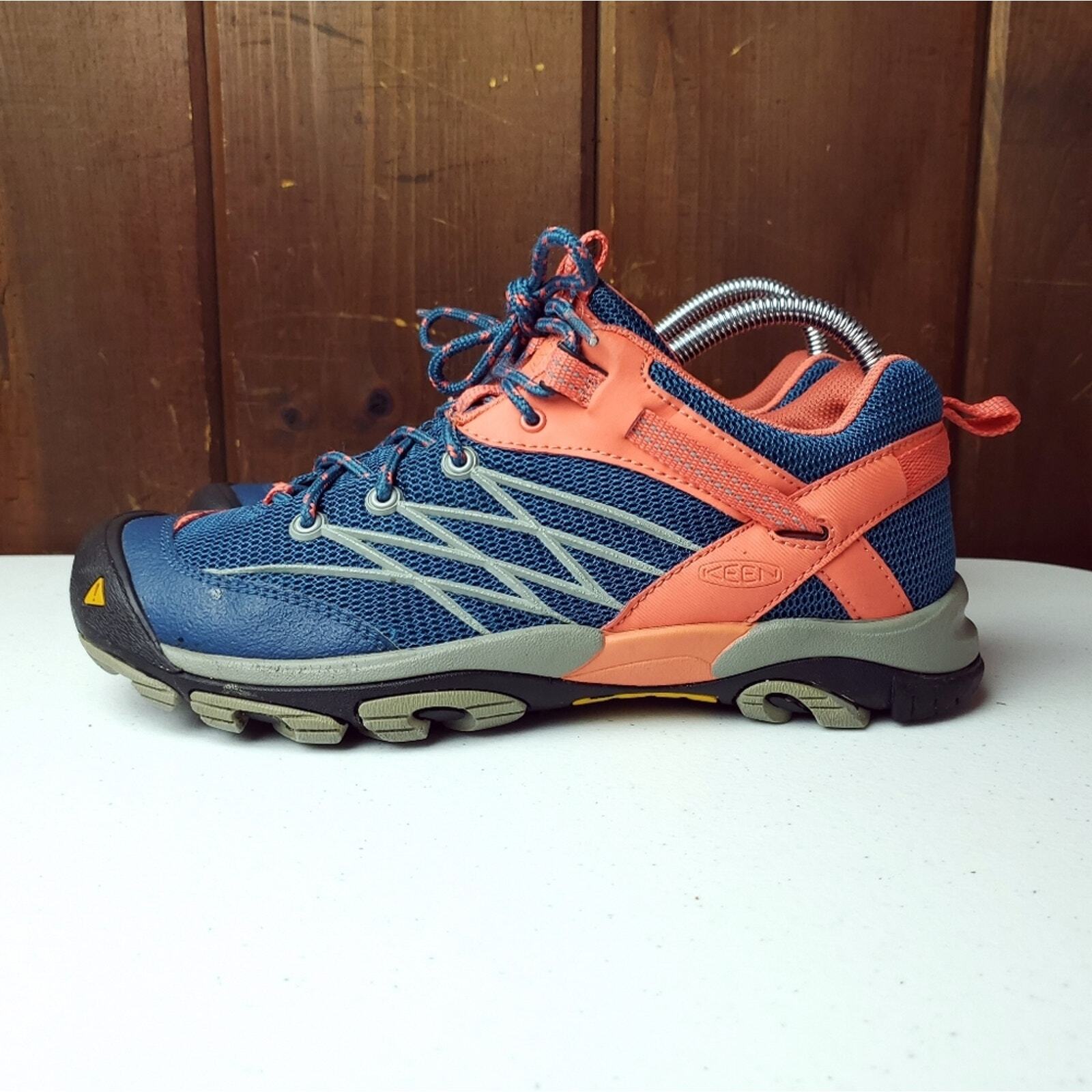 Scarpe da trekking Keen Marshall basse stringate blu pesca taglia 8 5