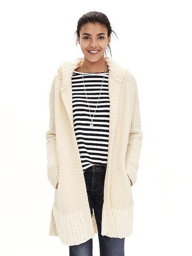 NWT Banana Republic Hooded Open 
