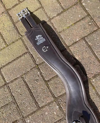 BNWT 54" Fairfax Long GP Girth | Standard Gauge | Brown Leather | Prolite Lined - Picture 2 of 7
