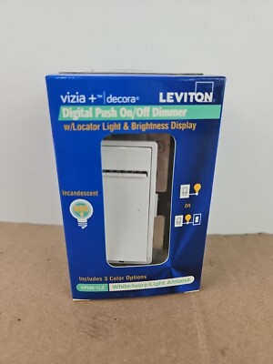 Leviton Vizia Plus Light Dimmer Switch 600W Incandescent 120V VPI06-1LZ