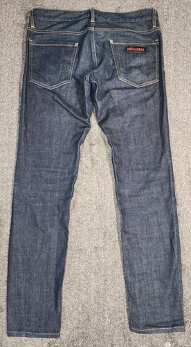 DSQUARED2 Men Luxury Slim Blue Jean Sz 48 34x32 Made in Italy 01PR/2016/924 - Picture 2 of 10
