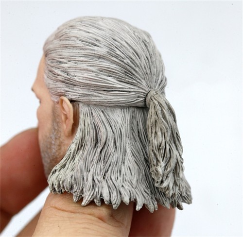 1/6 Geralt Gwynbleidd männlicher Mann Kopf Skulptur F 12" Hot Toys Worldbox Körper Figuren - Bild 12 von 14