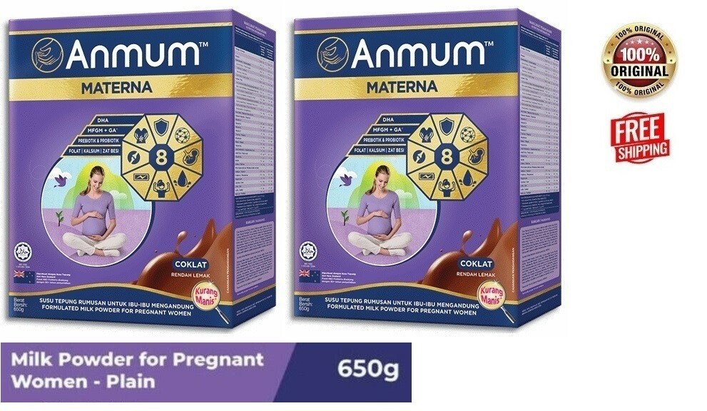 2x650g ANMUM Materna Milk For Prenatal Pregnant Women Chocolate