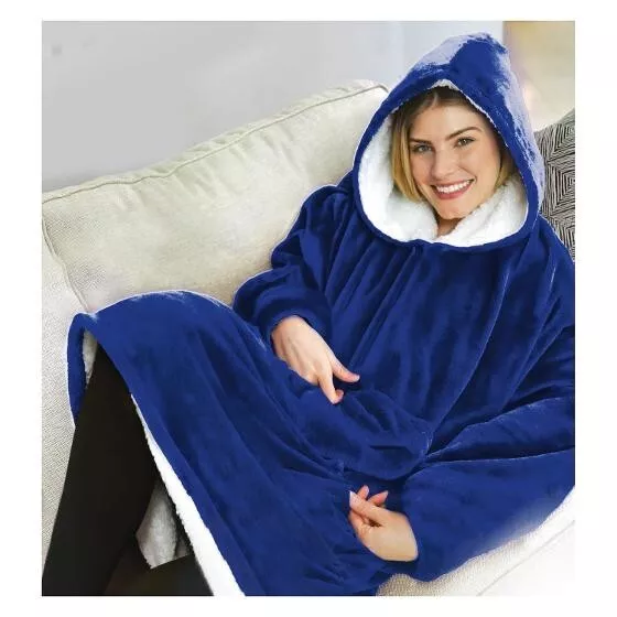 Huggle Hoodie AS SEEN ON TV ORIGINAL ultra plush oversized blanket hoodie