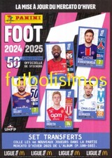 A CHOISIR TO CHOOSE YOURS STICKERS PANINI  FOOT LIGUE 1 - 2025  TRANSFERT SET