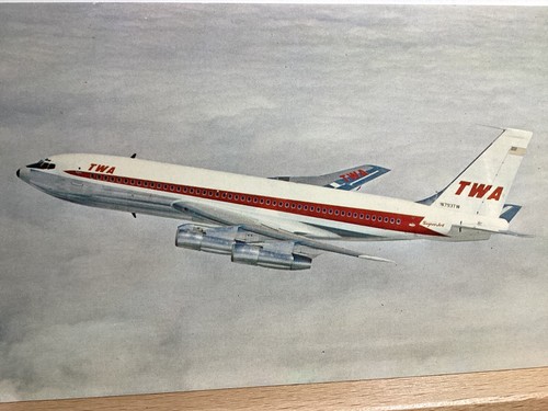 TWA Boeing 720-051B (N793TW) - Postal vintage - Imagen 2 de 3