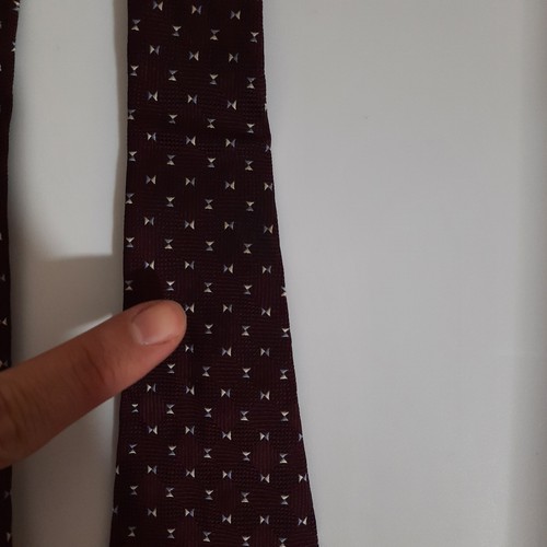 Robert Talbott Studio Mens 100% Silk Tie Necktie 58x4 Wide Brown Diamond USA* - Picture 10 of 10