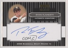2008 Razor Signature Series Black 165/199 Ryan Flaherty #135 Auto 2u3