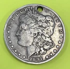 1891-CC Carson City Morgan Silver Dollar