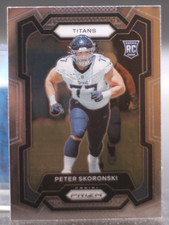 2023 Panini Prizm - Rookies - Peter Skoronski #395 (RC) (Northwestern Wildcats)