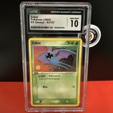 2005 Pokemon EX Deoxys Zubat #83/107 CGC 10 GEM MINT Pop 34 🦇✨ Vintage Rare on eBay