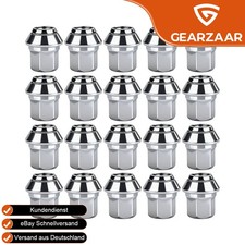 Radmuttern Muttern Schrauben M12x1,5 SW19 für Ford Alufelgen Fiesta Chrom Mutter
