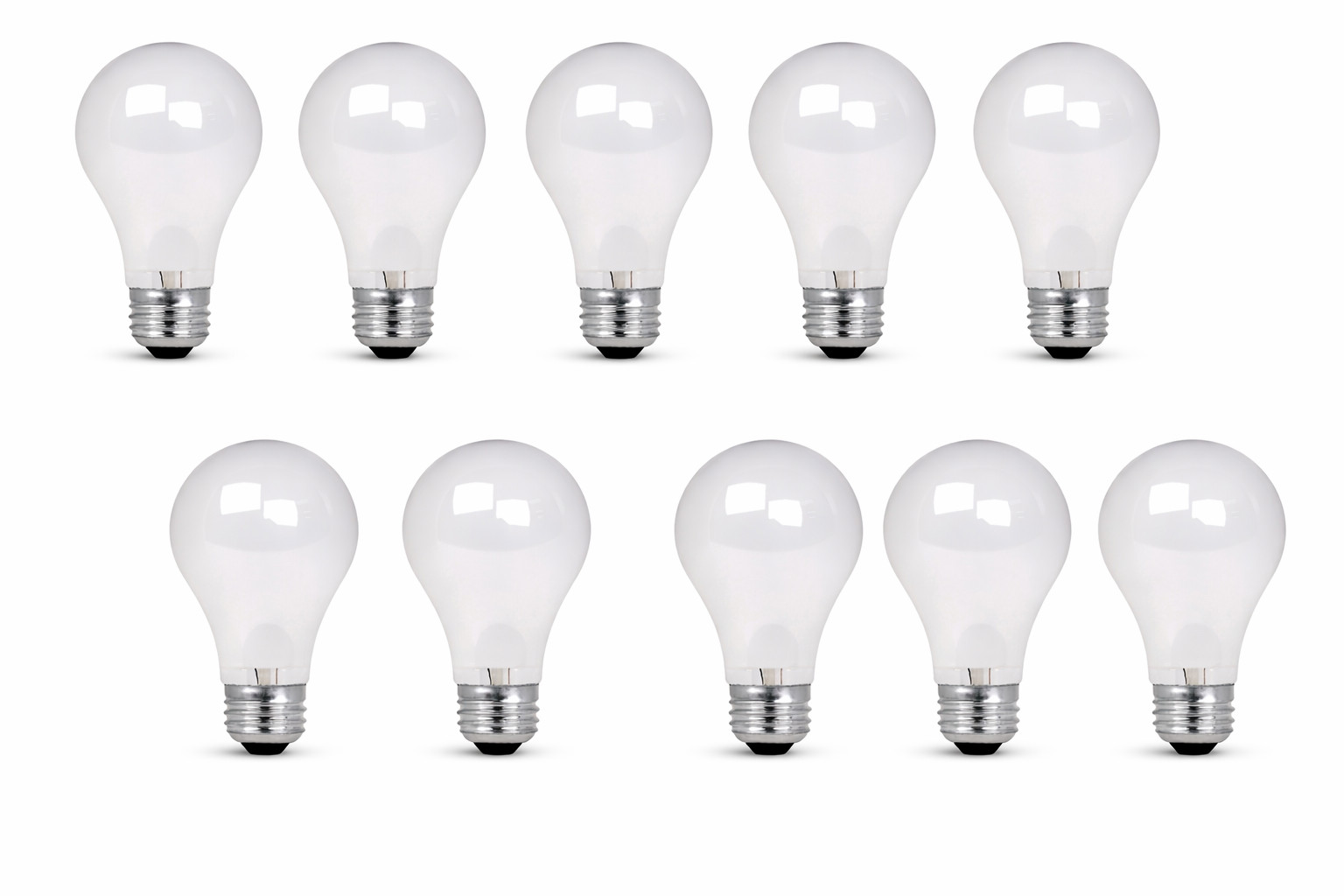 Feit Electric A19 72w Medium Base  Frosted 8-pk