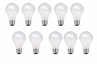 Feit Electric A19 72w Medium Base  Frosted 8-pk