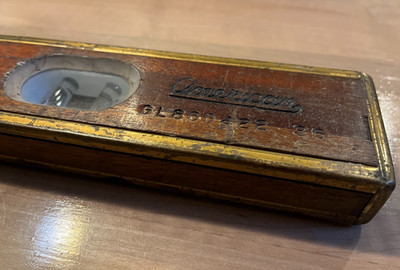 American Level 36'', Model GL-860 422 36, Vintage Brass and Wood, Box Included
