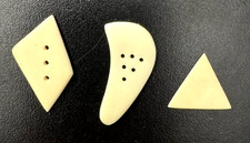 Vintage Ivory White Guitar / Mandolin Pick #30 w/ Natural TONE! Tiny Picks