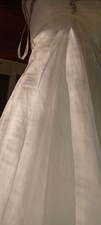 NWT Galina Signature Jeweled wedding gown Ivory Size 0 with 4 layers Organza