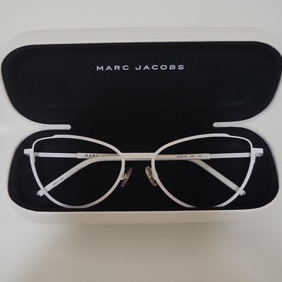 Marc Jacobs MARC 40 140 Unisex Eyeglasses Full Rim White Cat Eye 54mm 17mm