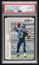 2012 Score Rookie Glossy Russell Wilson #372 PSA 10 GEM MT 08gd