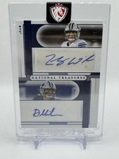 2021 National Treasure Collegiate Zach Wilson Dax Milne Dual Auto 73/75