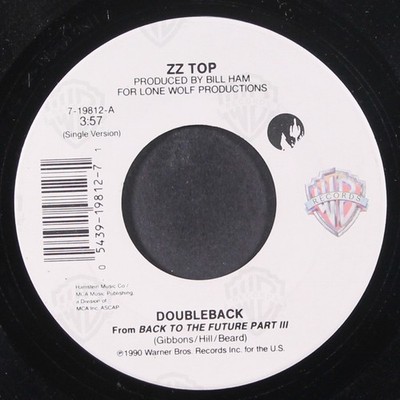 ZZ TOP: doubleback / planet of women WB 7'' Single 45 RPM