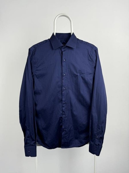 Men American Vintage Shirt Navy 38 / M / 46 #5ZFM