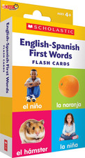 English-Spanish First Words Flash Cards