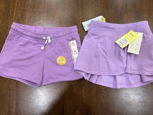 Toddler Girl Cat & Jack Art Class Short/skirt Lot XS 4/5 NWT