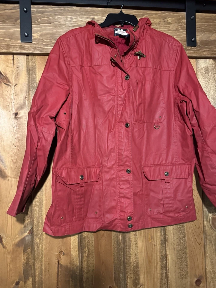 Abrigo de lluvia Polo Ralph Lauren Naval Supply para hombre cremallera completa a presión con capucha talla Grande Foto 2 de 4