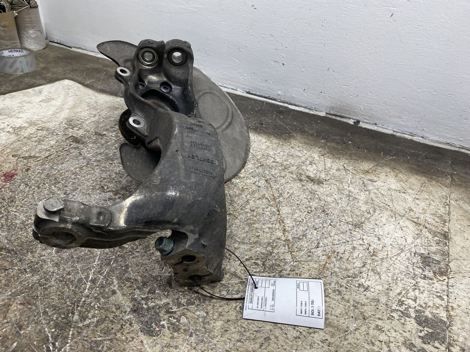 Bentley Flying Spur 2014-2018 FRONT+RIGHT Steering knuckle