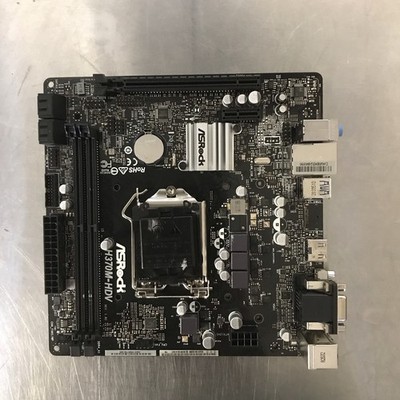 Asrock Intel H370M-HDV Socket LGA 1151 Micro ATX Motherboard  Intel 8th 9th Gen