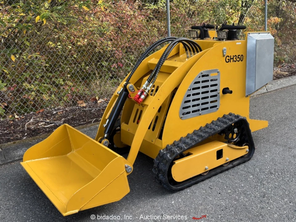 2025 Aboss GH350 Ride-On Skid Steer Track Loader Crawler Aux Hyd bidadoo -New