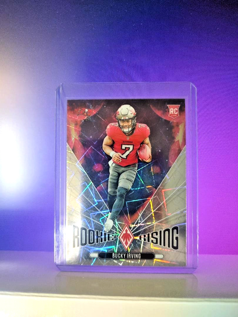 2024 Panini Phoenix - Rookie Rising Bucky Irving #RR-BIG Lazer (RC) Buccaneers