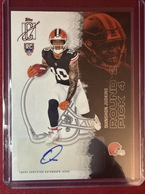 2025 Topps Signature Class Quinshon Judkins Auto #115 Browns Rookie RC