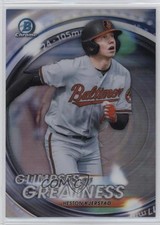 2020 Bowman Draft Glimpses of Greatness Refractor 135/250 Heston Kjerstad 1j2