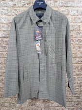 Harry Brown Mac Jacket. Mens Medium. Grey, Black, White and Brown. BNWT