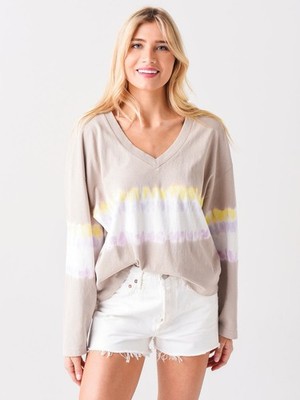 Citizens Of Humanity Women s Mika Oversized V-Neck Tee Size Medium