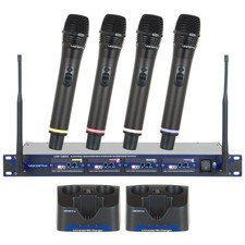 Vocopro UHF580510 4-Channel UHF Wireless Microphone System