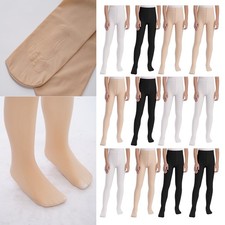 Two Pairs Kids Girls Ballet Dance Tights Footed Stockings Performance Pantyhose