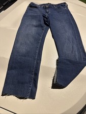 GAP Women  s Blue Classic Straight Mid Rise 16/33R 90s Button Denim Jeans EUC