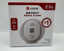 Kidde 10SDR Compact 4" Battery Powered Smoke Detector with Photoelectric Sensor