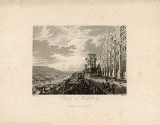 Heidelberg Schloss ruine Historische Ansicht Baden-W&uuml;rttemberg Lithografie