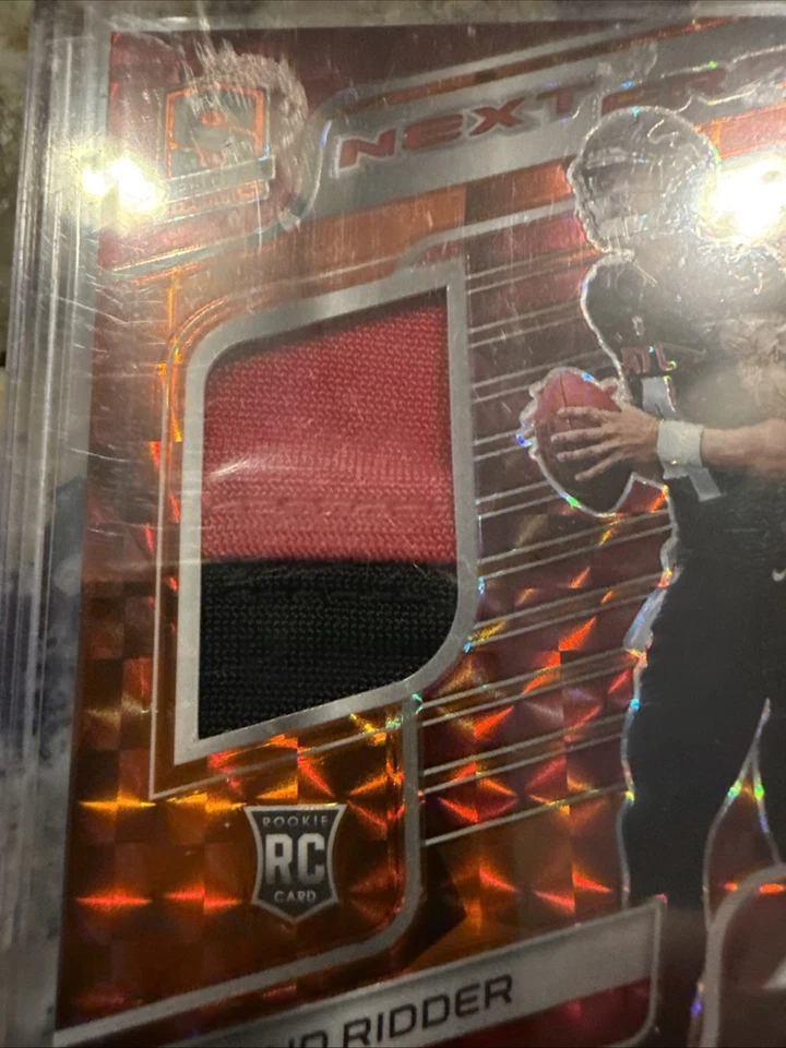 2022 Spectra Next Era Material Desmond Ridder SP Orange Holo Mosaic Prizm #6/10 - Image 2 of 4