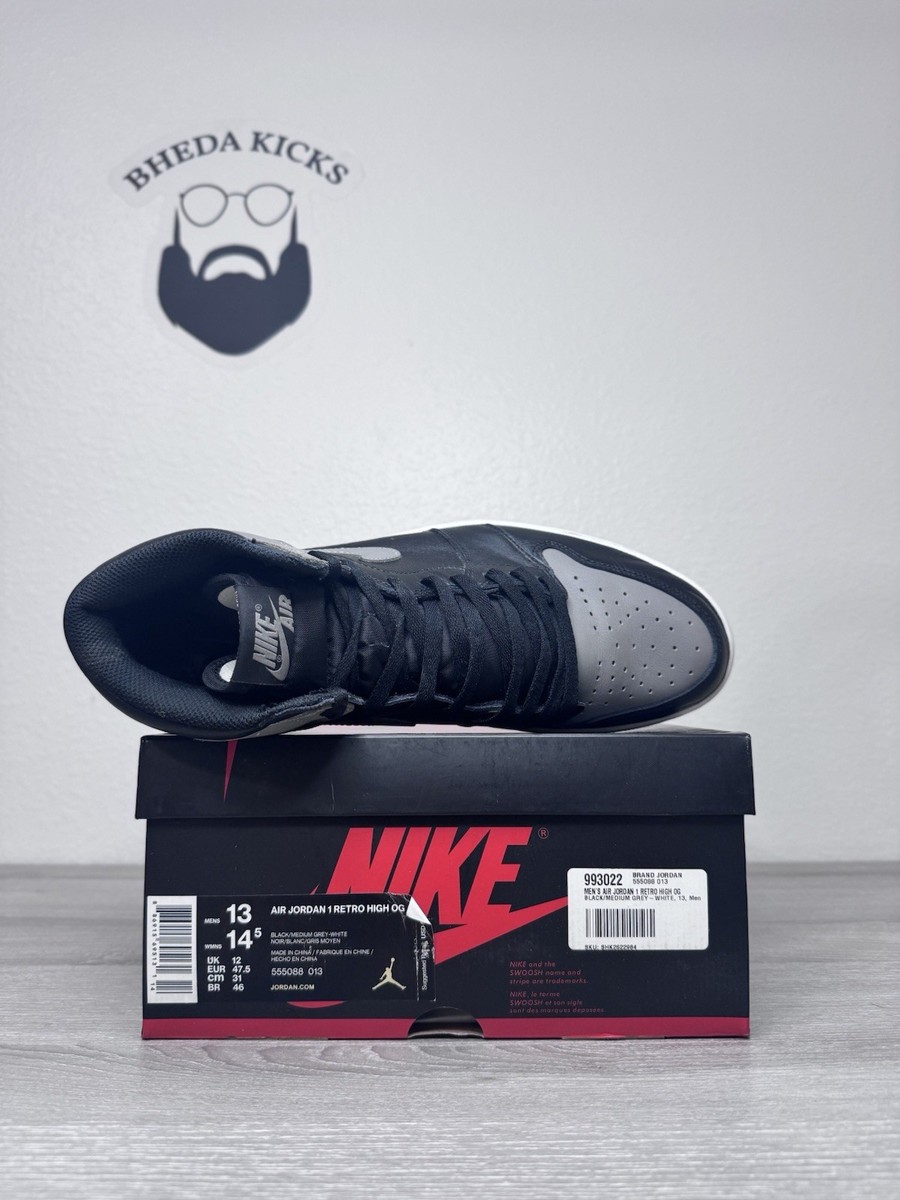 Size 13 - Nike Air Jordan 1 Retro High OG Shadow 2018 Men's Shoes
