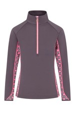 Swing Out Sister Golf Maisy 1/4 Zip Tech Mid Layer UK X Large Pink/Ultimate Grey